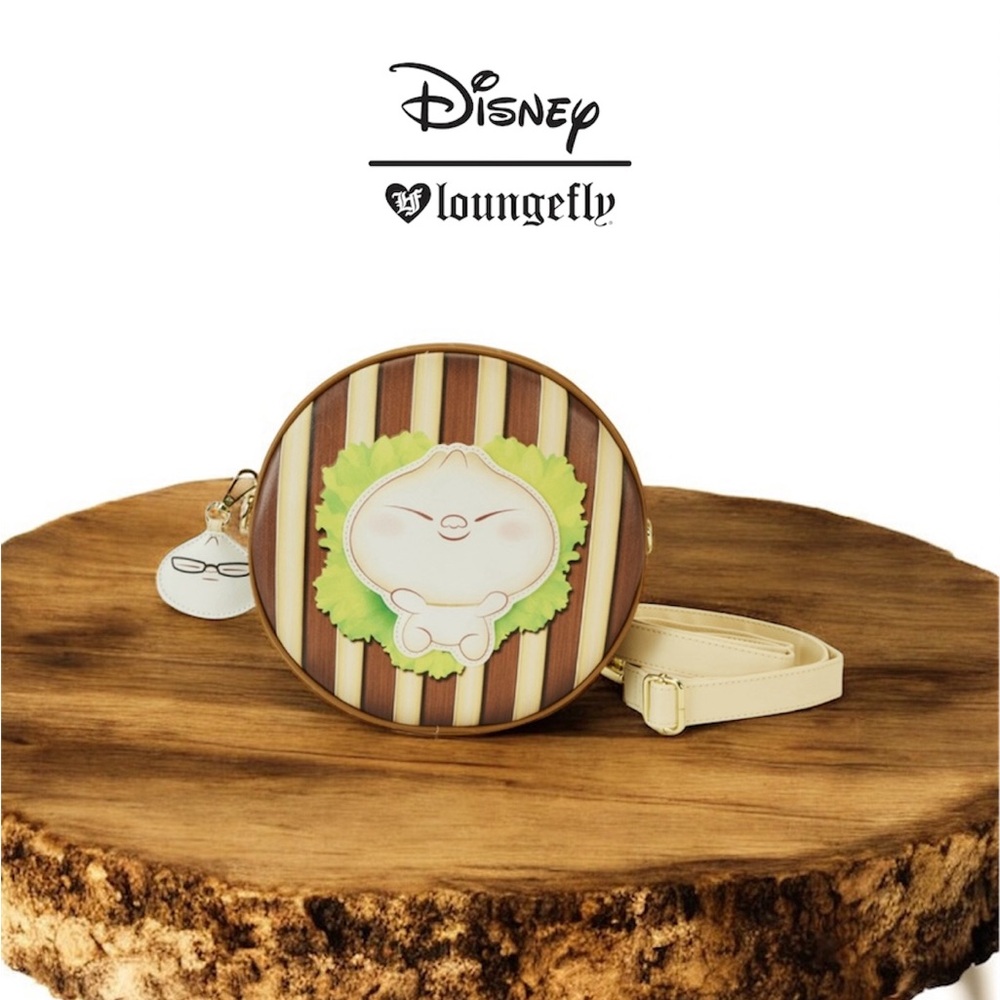 Disney Pixar Loungefly Shorts Bao Bamboo Steamer Basket Crossbody Bag 🆕